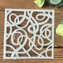 13 см цветочный DIY ремесла Layering трафареты настенная живопись