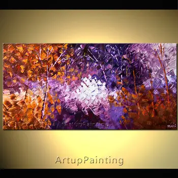 

Hand painted Canvas Oil painting Wall Pictures for Living room wall decor art canvas painting palette knife landscape 053