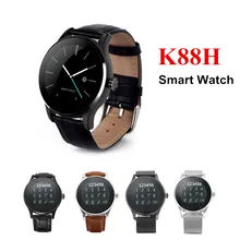 K88H MTK2502 Bluetooth 4.0 Smart Watch Dail Answer Call Heart Rate Track Wristwatch For Android IOS