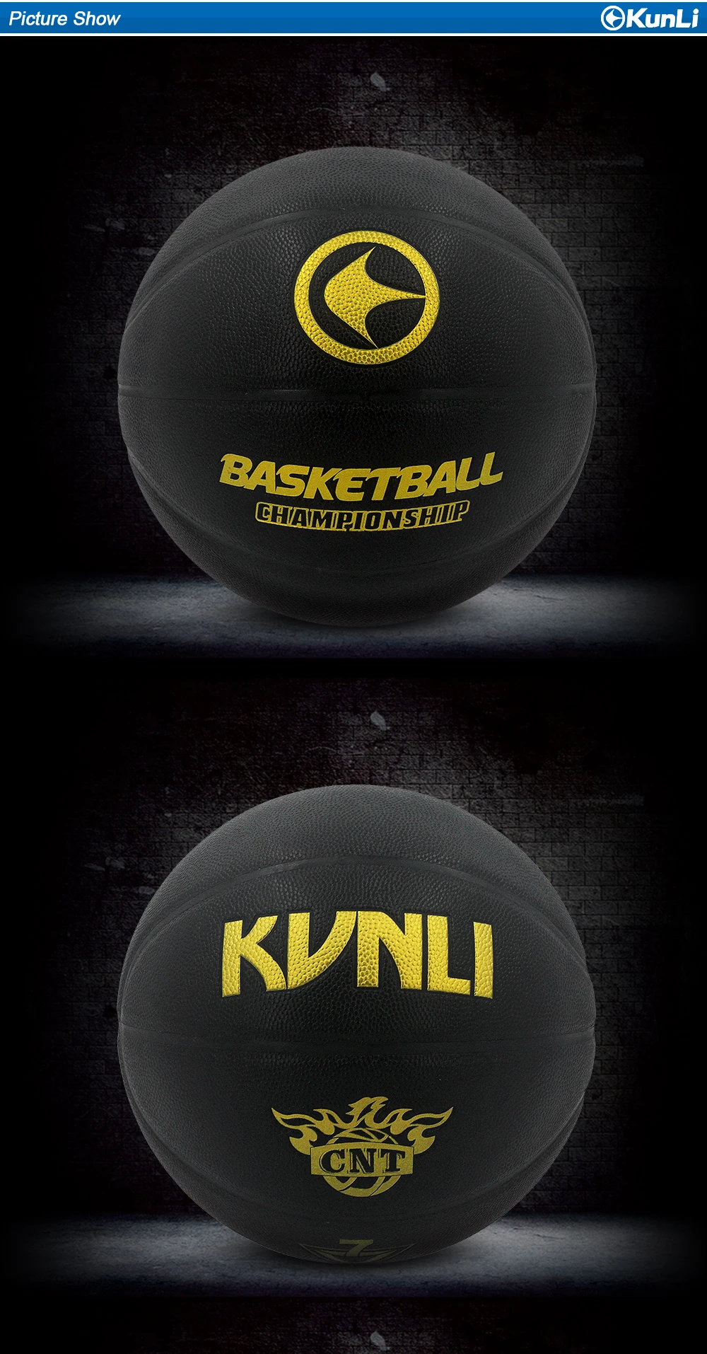 Баскетбольный мяч kunli, KLBA202-2, бренд, высокое качество, из натуральной расплавленной искусственной кожи, Официальный баскетбольный мяч, Размер 7