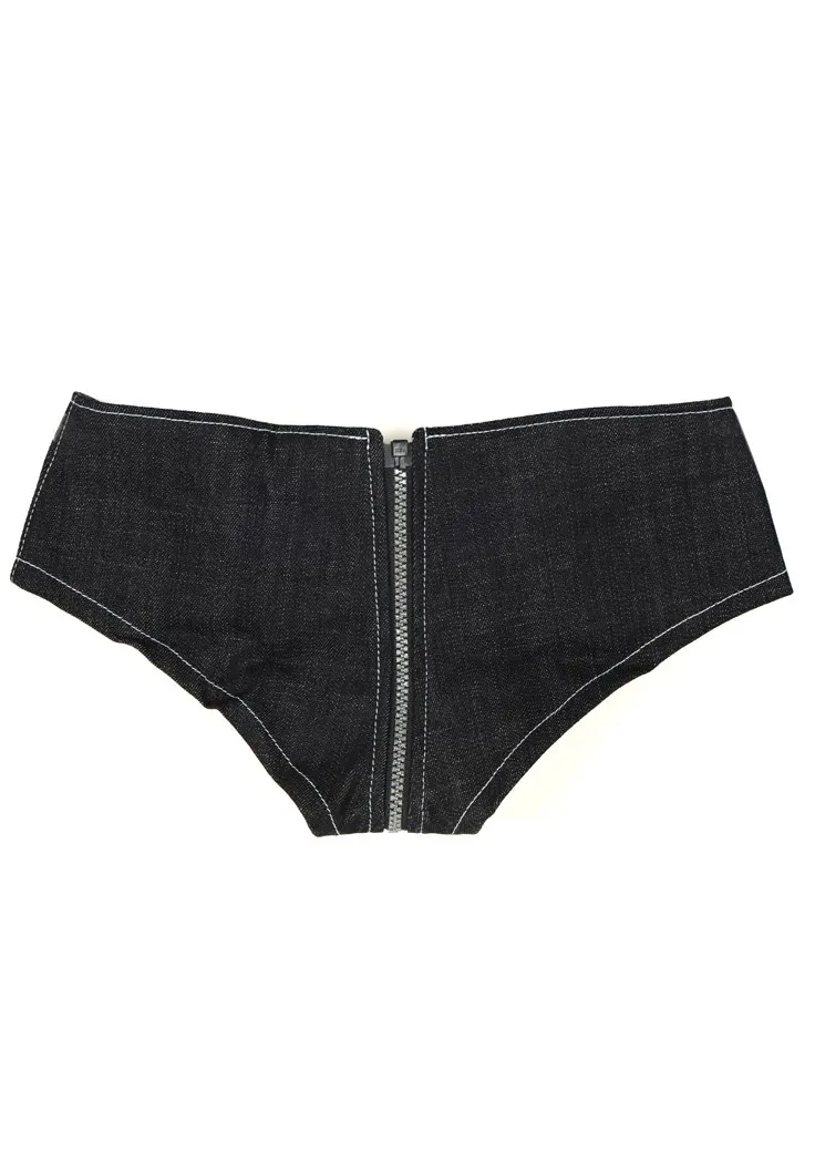Сексуальные винтажные джинсовые шорты на молнии с промежностью, джинсовые короткие шорты, женские Клубные костюмы