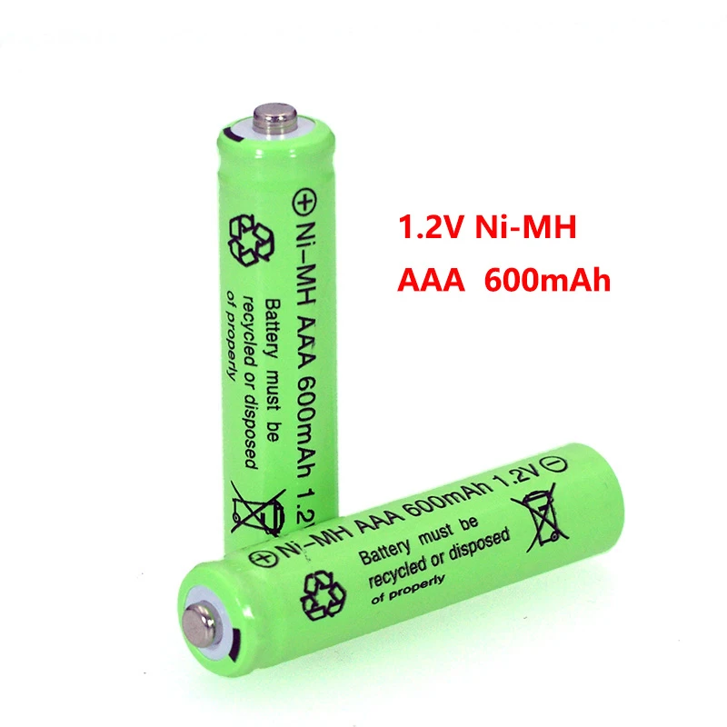 1.2v Ni-mh Aaa Batteries 600mah Rechargeable Nimh Battery 1.2v Ni-mh Aaa  For Electric Remote Control Car Toy Rc Ues - Rechargeable Batteries -  AliExpress