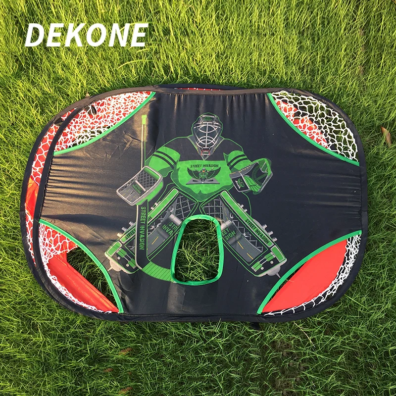 

Hockey Goal Football Shooting Net Durable Oxford Fabric Double Side Suit For kids Hockey Entertainment Sports Training