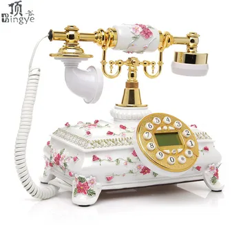 

Ye are the top antique telephone European Garden Home Office landline phone phone