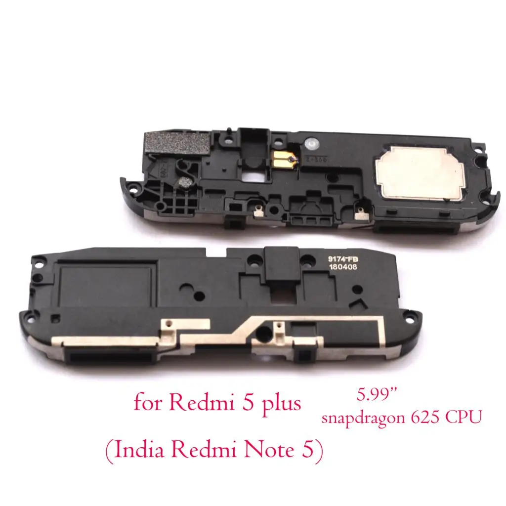 Оригинальный новый громкоговоритель Buzzer Ringer для Xiaomi Redmi 5 plus Note pro Dual AI redmi5 S2 Y2 6X Mi A2
