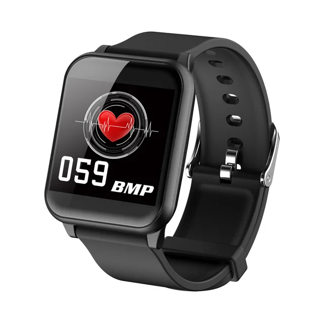 Smartwatch S9 2.5D Screen Gorilla Glass Blood oxygen Blood pressure BRIM IP68 Waterproof Activity Tracker Smart Watch - Цвет: Черный