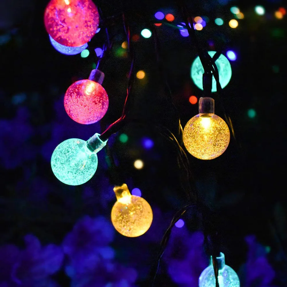 

ISHOWTIENDA String Lights 3.5m 20 LED Battery Ball Lights Outdoor Waterproof Warm White Garden Decor Guirlande Lumineuse Led