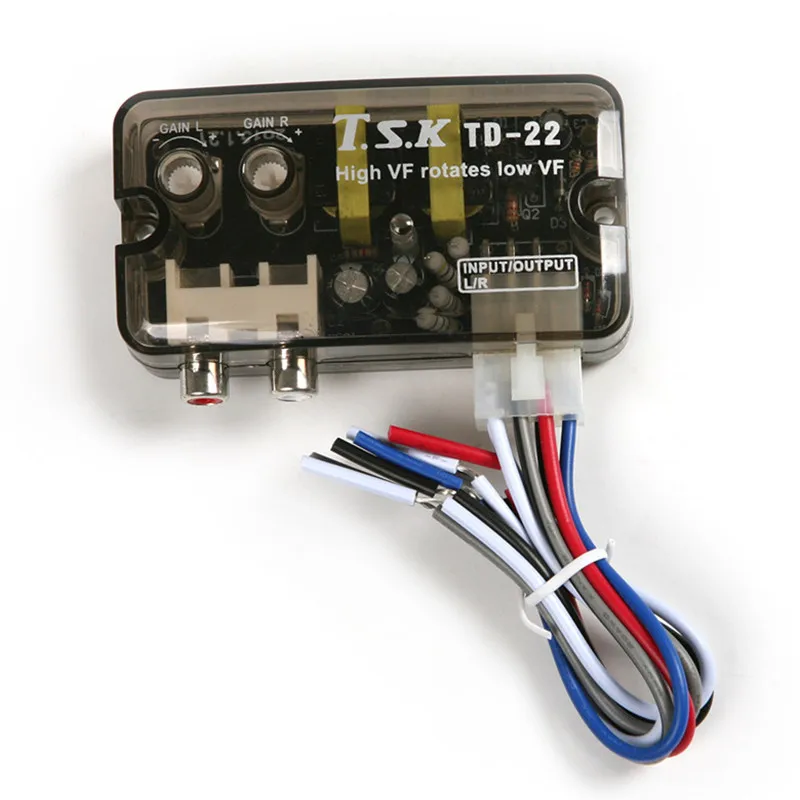 Хорошее качество DC 12V TD 22 Авто Аудио конвертер RCA стерео высокой до низкой частоты