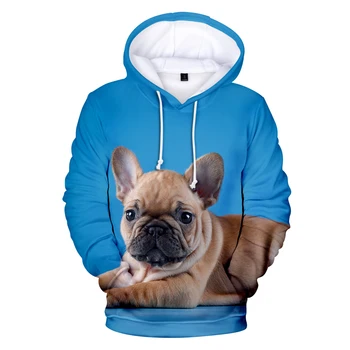 

3D french bulldog lovely Printed Popular Men/Women Hoodies High Quality Sweatshirts Cartoon Simple Cool Streetwear Plus Size