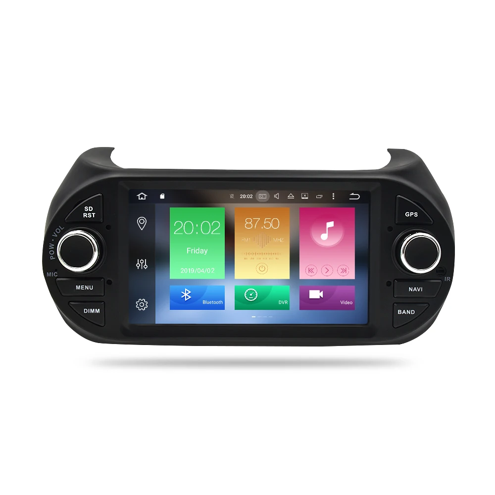 Excellent Ram 4 Android 9.0 Car Stereo dvd Headunit For Fiat Fiorino 2008-2015 Qubo Citroen Nemo Peugeot Bipper Auto radio GPS Navigation 2