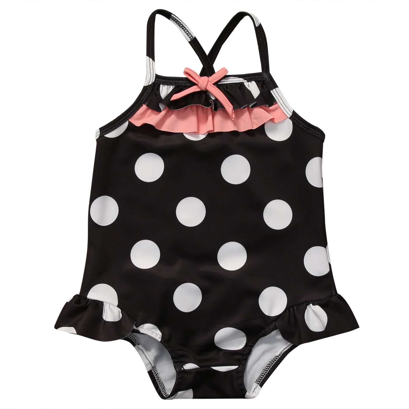 Baby girl Dots Clothing Toddler Kids Baby Girl One Piece Bikini Swimwear Swimsuit Bathing Suit