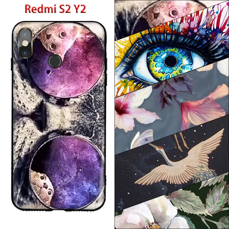 Xiaomi Redmi S2 حالة 3D الرجعية كاميرا أشرطة كاسيت حاسبة لوحة المفاتيح العلامة التجارية لينة TPU أسود غطاء قذيفة Fundas Xiaomi Redmi y2 Xiaomi Redmi S2 حالة 3D الرجعية كاميرا أشرطة كاسيت حاسبة لوحة المفاتيح العلامة التجارية لينة TPU أسود غطاء قذيفة Fundas Xiaomi Redmi y2