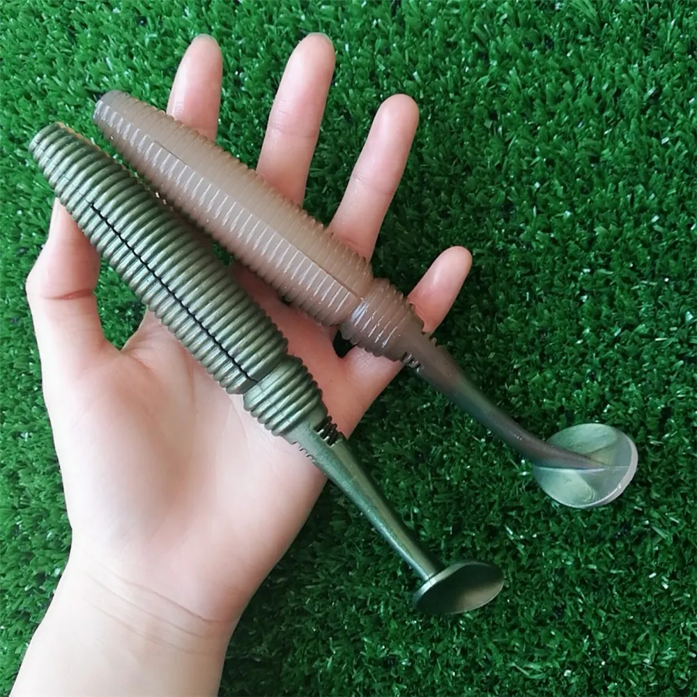 Noeby 2pcs soft plastic fishing lures 17CM/38G Soft Lure Soft bait Jig