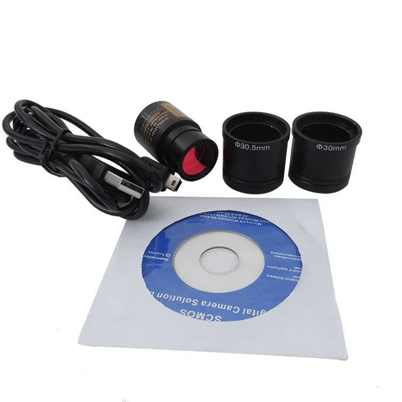 

5.0MP Video CMOS Series Camera Free Drive Image Capture Industrial Electronic Eyepiece with Adapter for Stereo Microscope