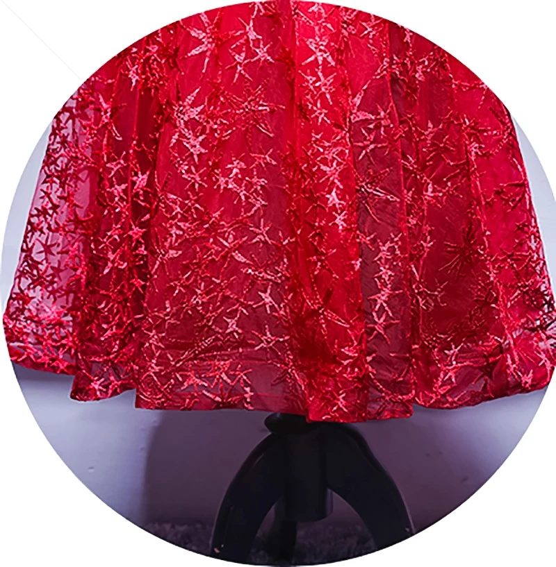 JANCEMBER 2019 Новое поступление коктейльное платье Короткое красное с открытыми плечами на шнуровке сзади элегантное кружевное платье de Cocktail