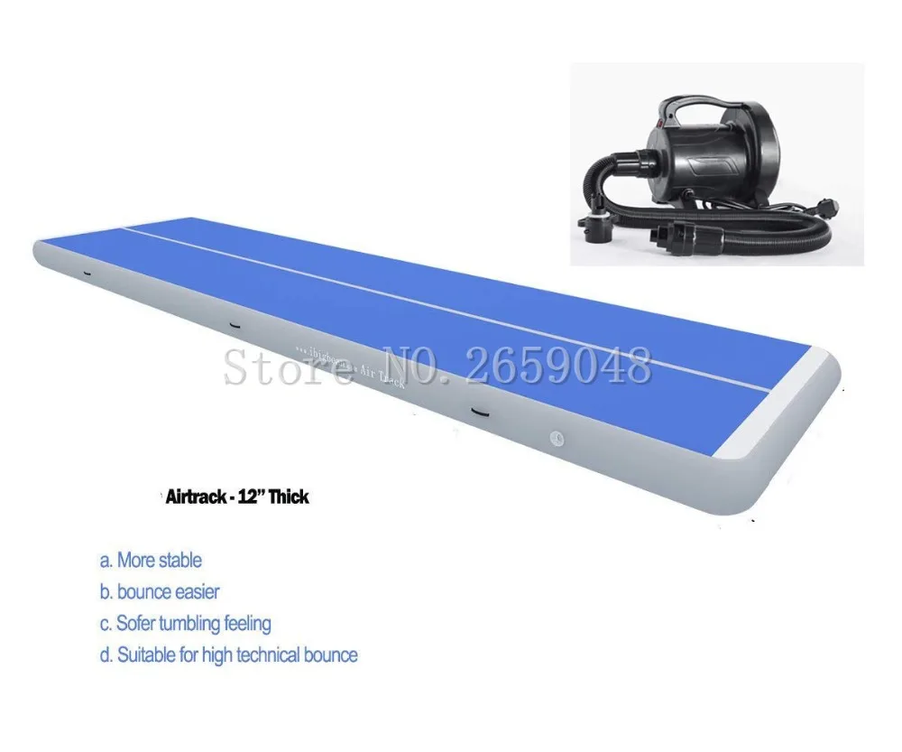 

Free Shipping 7 x 1 x 0.2m Air Tumbling Track Gymnastics Mats Air Floor Mat Inflatable Tumble Track Inflatable AirTrack