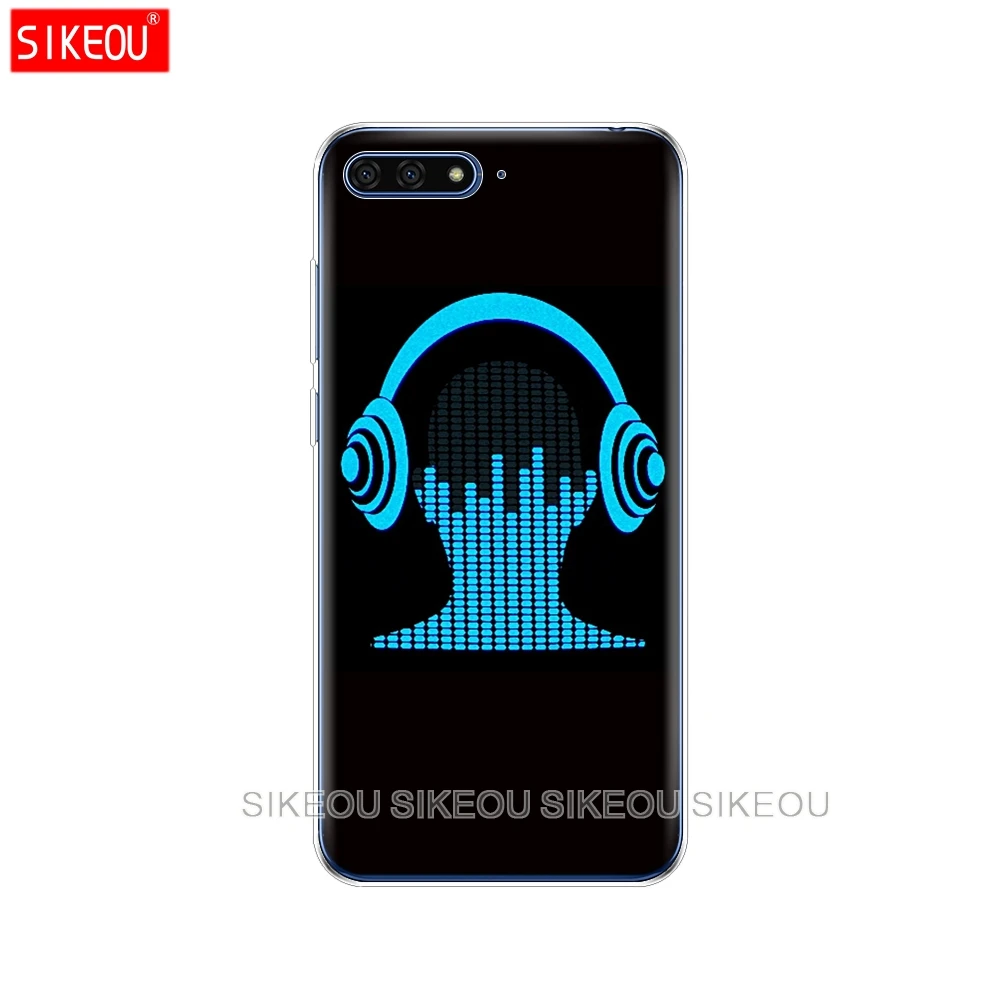 Силиконовый чехол для телефона Huawei Honor 7A PRO 7C Y5 Y6 Y7 Y9 2017 2018 Prime ddj dj music|Бамперы| |