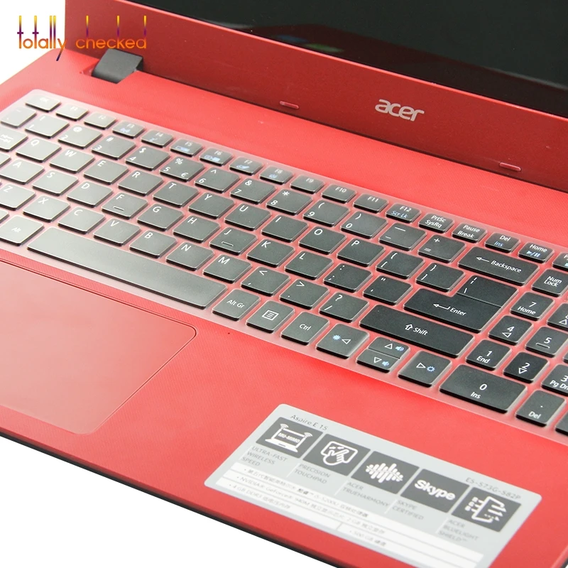 Защита для клавиатуры ноутбука Skin 15 6 ''Acer E5 573 552G 532 772 773G 752G 574G 575G чехол Ultra