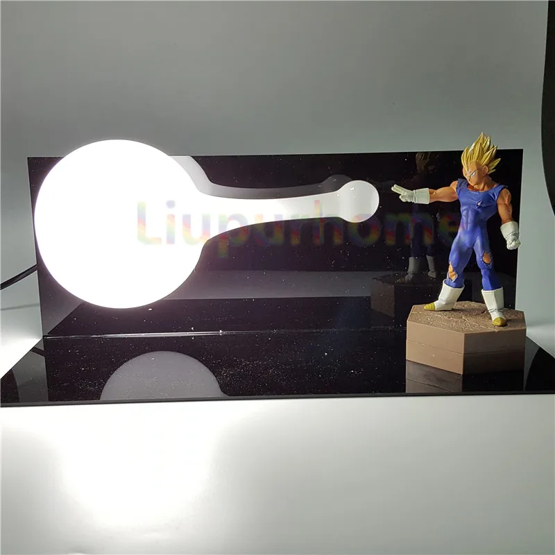 Dragon Ball Z настольная лампа Luminaria светодиодный ночник Сон Гоку Вегета Гохан Kamehameha аниме Dragon Ball Z комнатное декоративное освещение