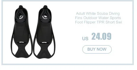 Для взрослых Белый Дайвинг ласты Открытый Водные виды спорта ног Флиппер TPR Короткие Одежда заплыва обувь Подводное Сноркелинг