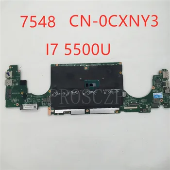 

Free shipping for 7548 CN-0CXNY3 0CXNY3 DA0AM6MB8F1 I7 5500U CPU 100%Tested