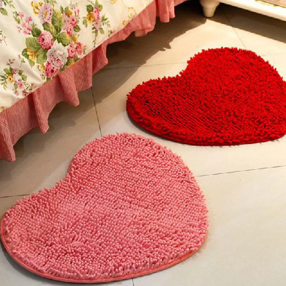 Soft Microfiber Shaggy Non Slip Absorbent Bath Mat Bathroom Shower Rugs Carpet