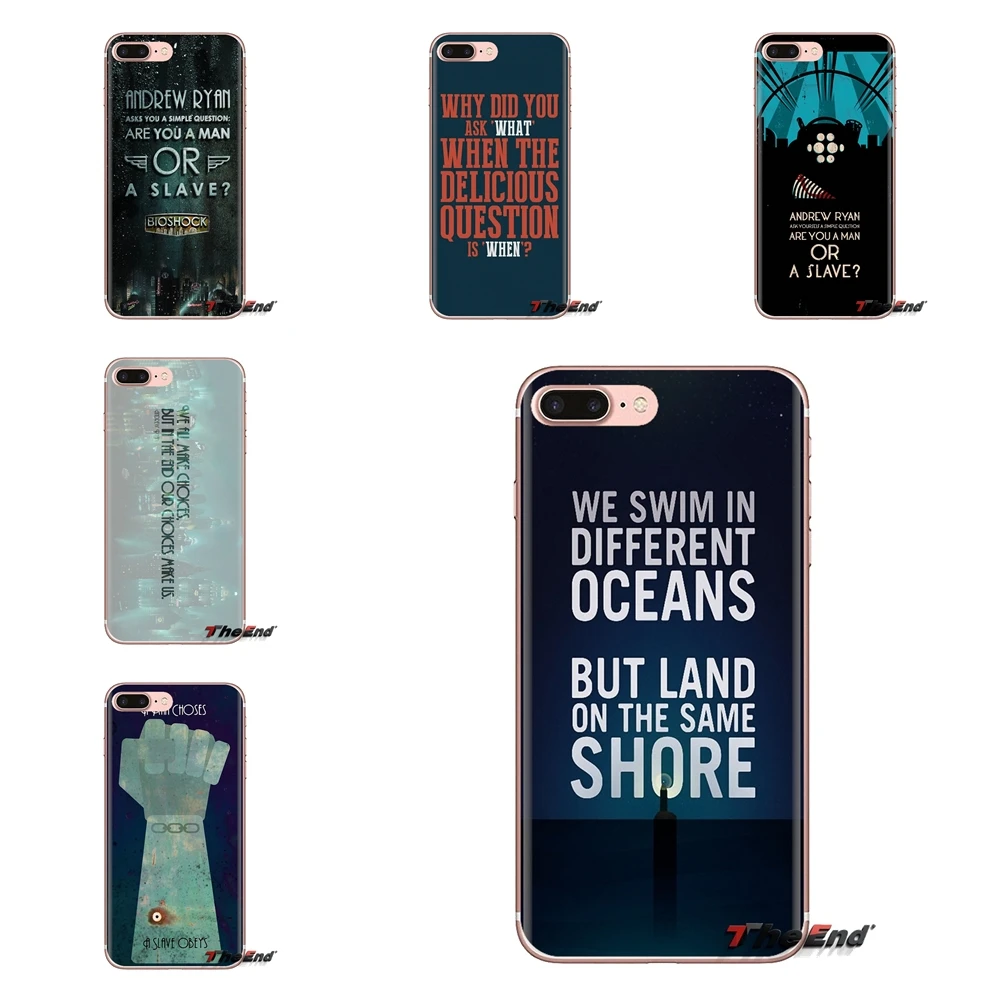 

Soft TPU Covers For Xiaomi Mi3 Samsung A10 A30 A40 A50 A60 A70 Galaxy S2 Note 2 Grand Core Prime Andrew Ryan quote from Bioshock