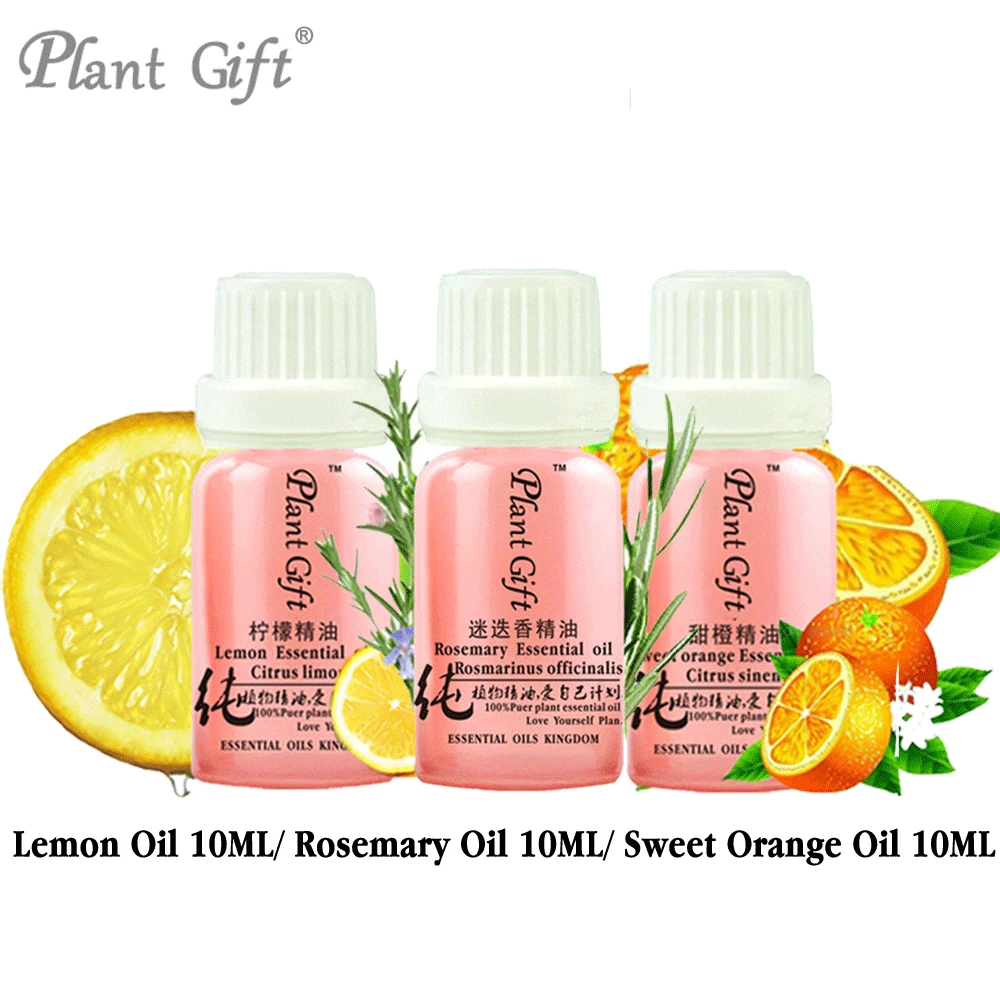 

100% Pure Plant Essential Oils Argentina Imports Lemon / Rosemary / Sweet Orange Oil 10ml Soften Skin Constipation Concentrate