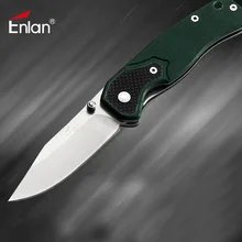 Enlan M023 Лидер продаж складной нож 8Cr13Mov лезвие G10 Ручка Ножи с подвесным зажимом кемпинг выживания бушкрафт Топ EDC ножи