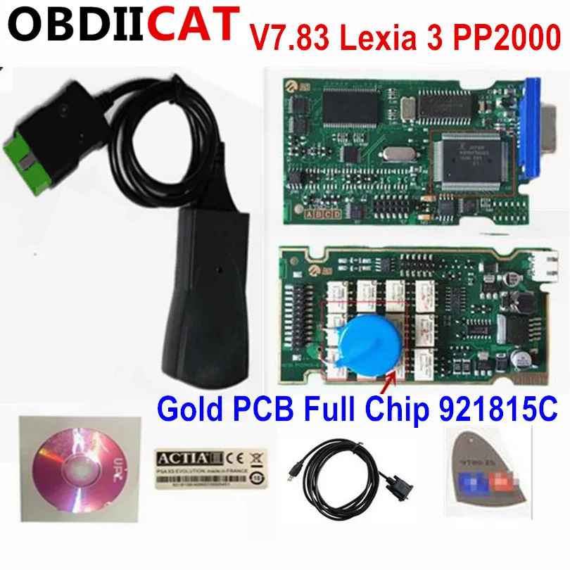 

Hot Sale Lexia 3 PP2000 Diagbox V7.83 with Firmware 921815C Lexia3 V48/V25 For Ci-tro-en for Pe-uge-ot OBDII diagnostic-tool