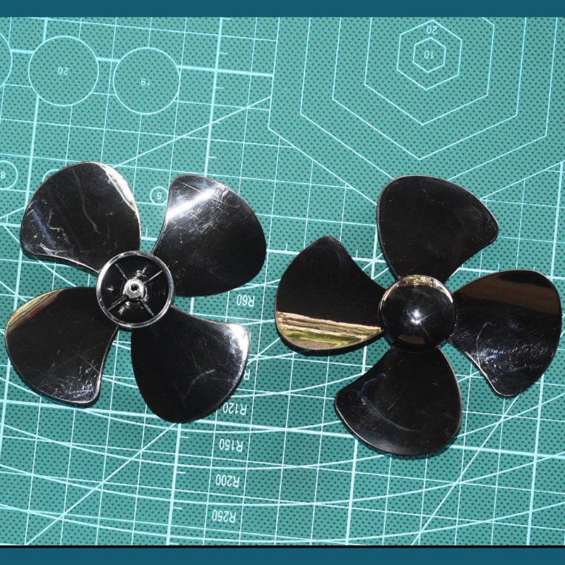 

10/100/1000pcs 2x80mm black OD 80mm/2mm hole propeller/plastic blades fan leaf/diy rc ship Toy part/Technology model parts
