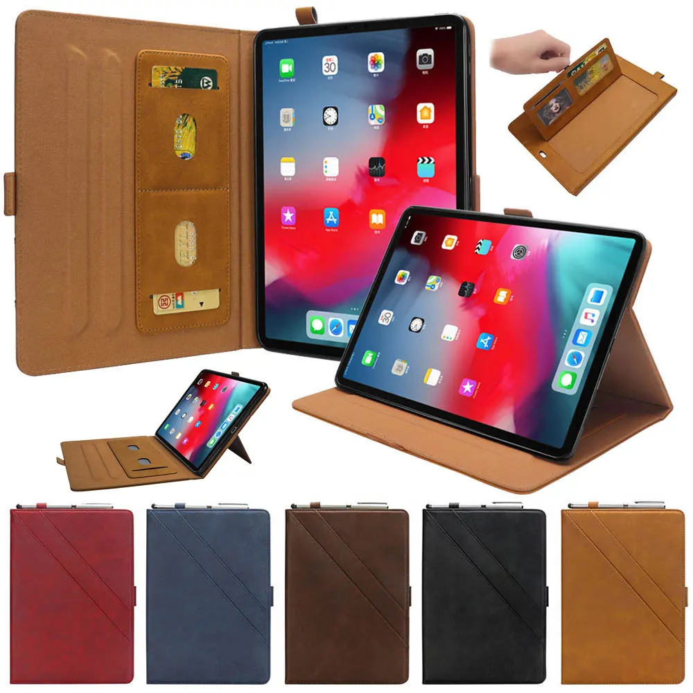 Tablet Case for iPad Pro 12.9 2018 Release PU Leather Smart Cover Auto