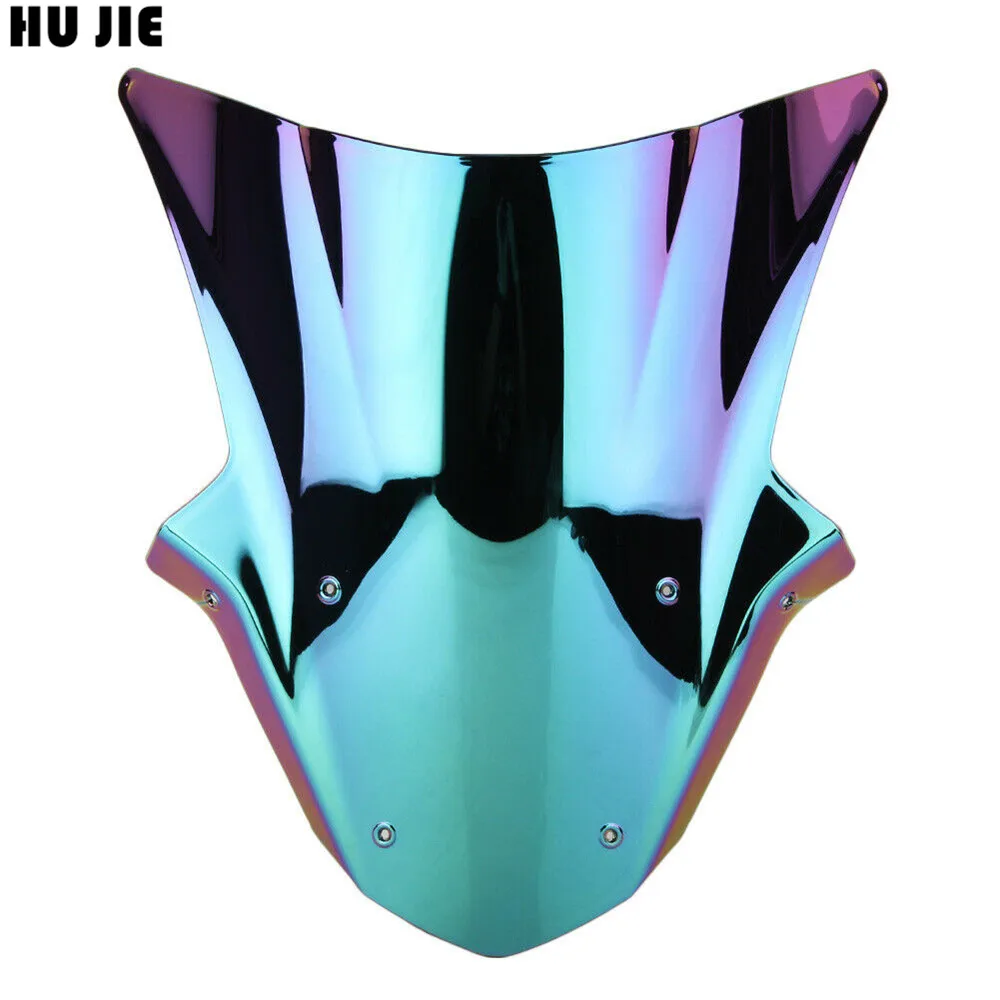 Мотоцикл двойной пузырь ветровое стекло для KAWASAKI Ninja ZX10R ZX-10R 2011 2012 2013 ветровые дефлекторы - Цвет: c