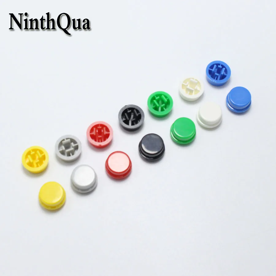 

35pcs A24 Tactile Push Button Switch Cap for 12*12*7.3mm Micro Tact Switchs red black blue green yellow white grey