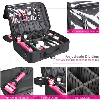 LHLYSGS Brand Cosmetic Case Suitcases  2