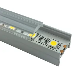 10 м/лот Бесплатная доставка компанией DHL светодиодный алюминиевый экструзии алюминиевый поверхностного монтажа Светодиодные ленты свет