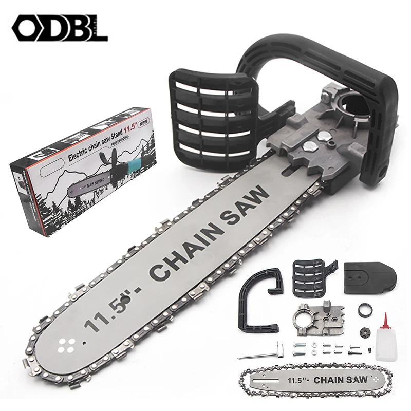 DIY Electric Saw Accessories 11.5 Inch M10 Chainsaw Bracket Set Changed 100 Angle Grinder Into Chain Converter | Инструменты