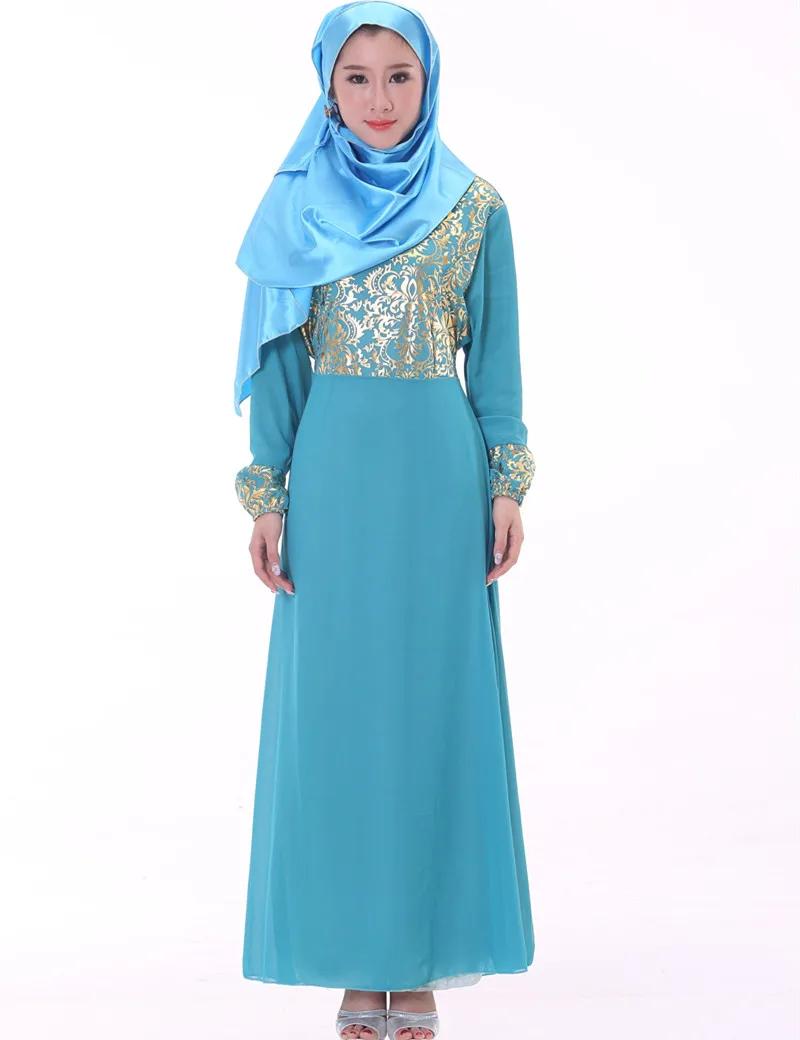 New Muslim Female dress Woman clothing Chiffon United Arab Emirates