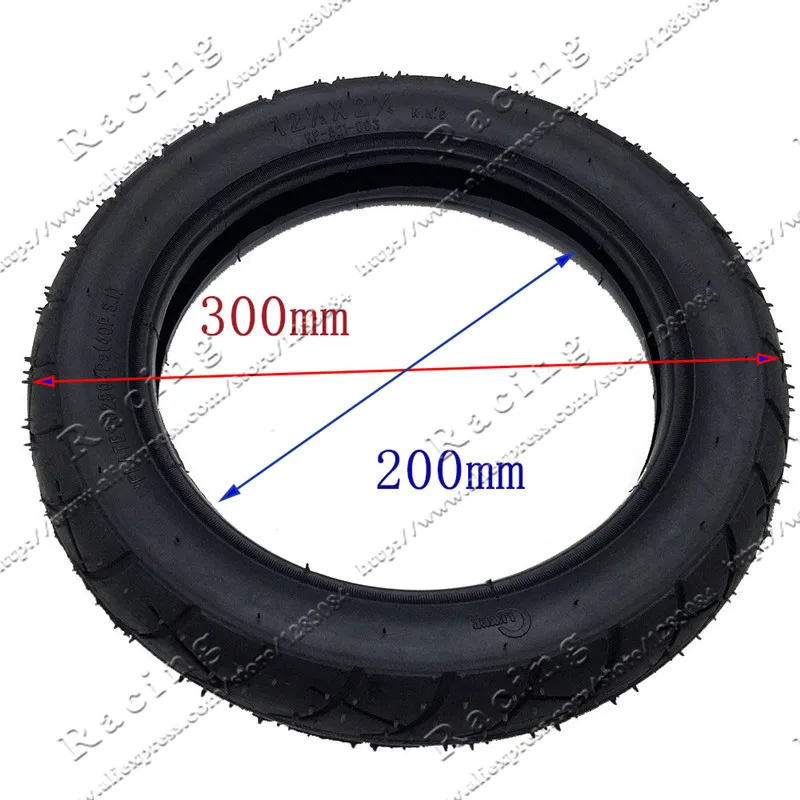 12 1/2X2 1/4(62-203) шины подходят для многих газовых электроскутеров 12 дюймовые Трубчатые шины для ST1201 ST1202 e-Bike 12 1/2X2 1/4