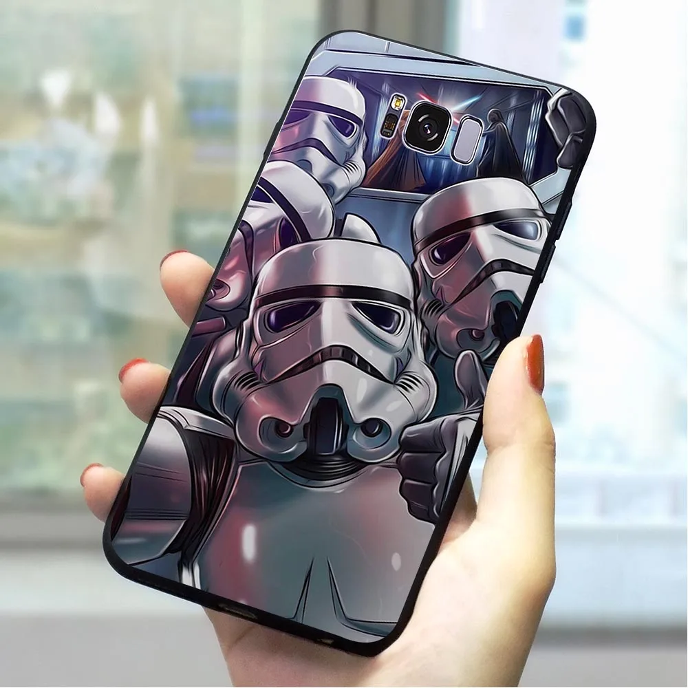 

Star Wars Movie Soft TPU Cover for Samsung Galaxy Note 8 Phone Case for 9 M10 M20 M30 S6 Edge S7 S8 Plus S9 S10 S10e Silicone