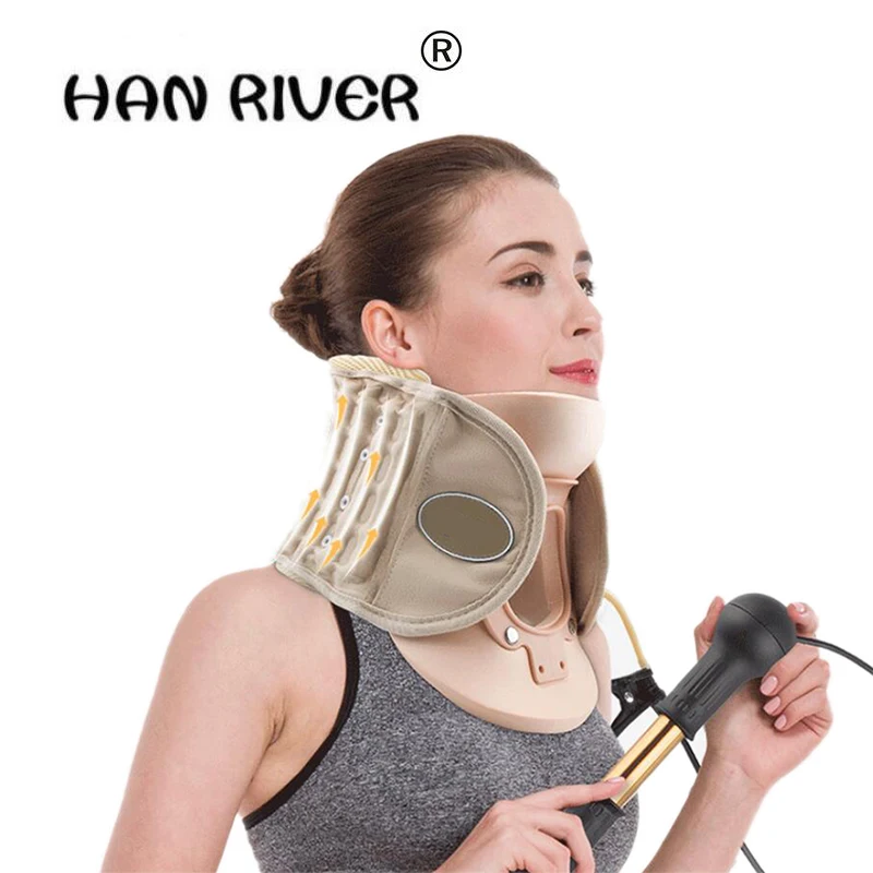 NEW Neck natural curvature inflatable neck brace Cervical tractor
