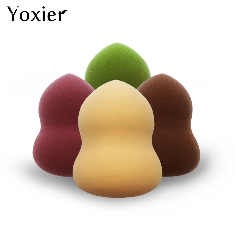 Yoxier 4 цвета основа косметическая пудра для макияжа уход за кожей мягкий спонж
