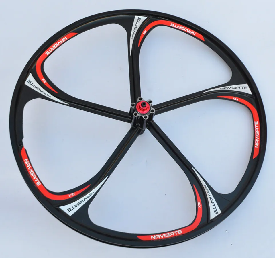 Clearance New 26-Inch Mountain Bicycle Magnesium Alloy Lntegrally Molded Five Spokes Wheel Compatible 8/9/10 Speed Cassette Sprockets 9 Clearance New 26-Inch Mountain Bicycle Magnesium Alloy Lntegrally Molded Five Spokes Wheel Compatible 8/9/10 Speed Cassette Sprockets 9