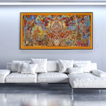 

Alex Grey Big Redim Art Canvas Fabric Poster 50x110cm