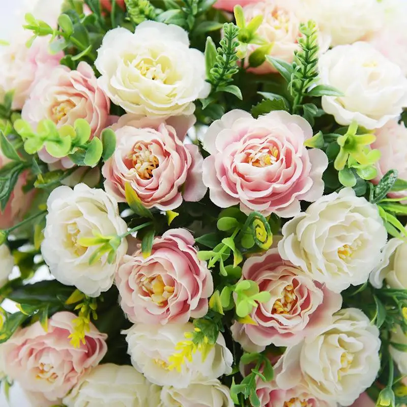 Свадебный букет цветов, свадебный букет, искусственные цветы для подружек невесты, розовые шелковые свадебные букеты De Mariage Bruidsboeket