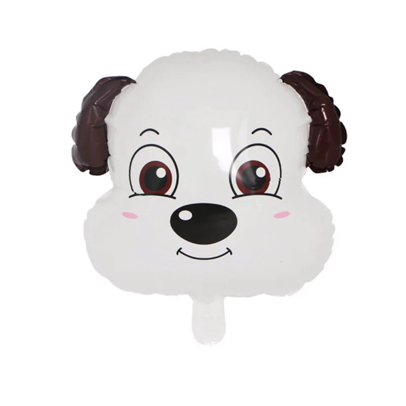 

18 Inch Cute Cartoon Dog Head Foil Balloon for Kids Birthday Baby Shower Party Children's Day Decoration Animal Air Balloon Toy