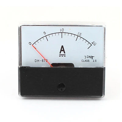 BokWin Analog ammeter DC 200mA Analog Panel Ammeter Gauge Ampere Current Meter For Circuit Testing Ampere Tester Gauge 85C1 