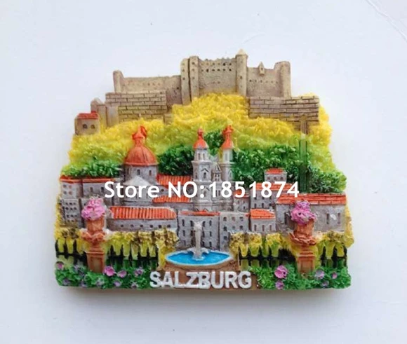 Горячая Австрия Венская Зальцбург Принцесса Сисси 3D магнит на холодильник туристические сувениры холодильник магнитные наклейки подарок - Цвет: 013