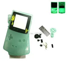 Новое прибытие светящийся зеленый корпус оболочки флуоресцентный чехол для ограниченной PokemonPikachu пластиковый чехол с резиновой кнопки-подкладки подарки