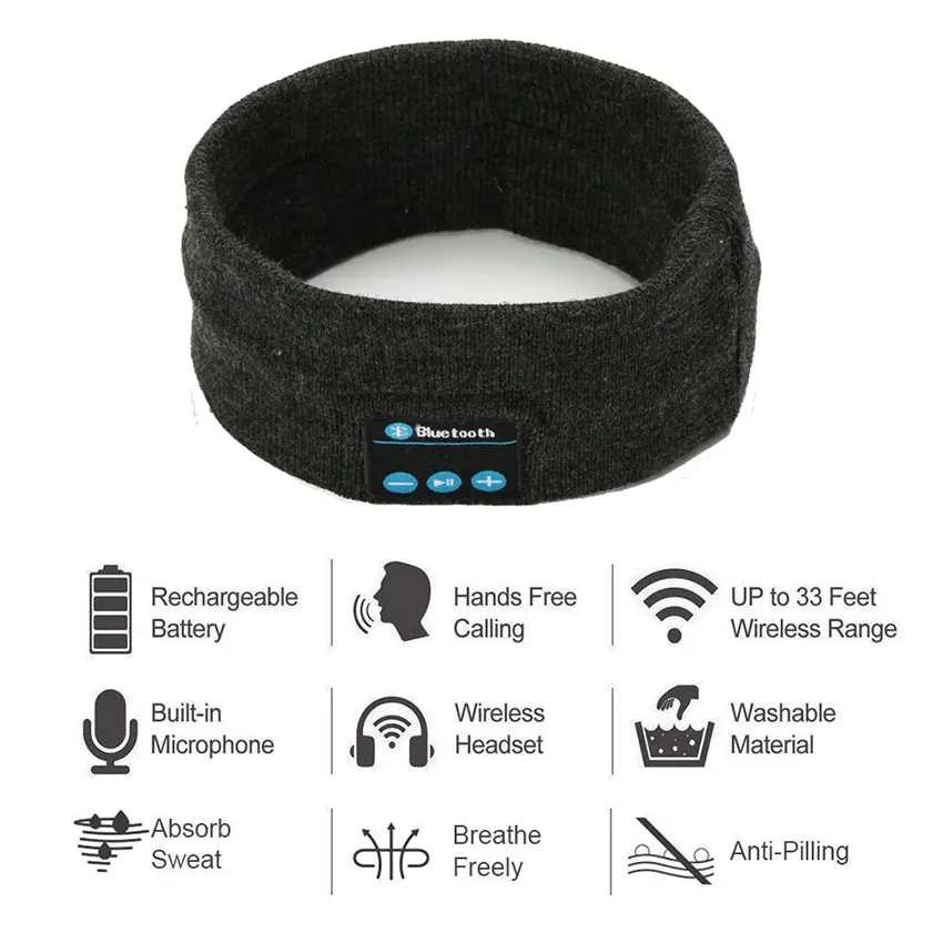 Aimitek Bluetooth Headphone Wireless Headband-3